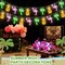 30 LED Tropical Summer String Lights – 16Ft Flamingo, Pineapple & Palm Tree Fairy Lights with 8 Modes & Timer – Battery Operated Beach, Pool & Luau Party Decor